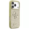 Guess Fixed Glitter Big 4G Θήκη για Apple iPhone 17 Pro, Χρυσό