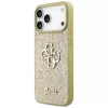 Guess Fixed Glitter Big 4G Θήκη για iPhone 17 Pro Max (Χρυσό)
