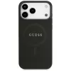 Guess Saffiano Classic Logo MagSafe Θήκη για iPhone 17 Pro Max Μαύρο