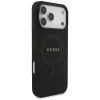 Guess Saffiano Classic Logo MagSafe Θήκη για iPhone 17 Pro Max Μαύρο