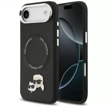 KARL LAGERFELD Karl & Choupette Pins MagSafe Θήκη για iPhone Air, Μαύρο