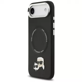 KARL LAGERFELD Karl & Choupette Pins MagSafe Θήκη για iPhone Air, Μαύρο