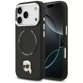 KARL LAGERFELD Karl Pin MagSafe Θήκη για Apple iPhone 17 Pro - Μαύρο