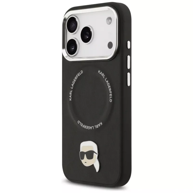 KARL LAGERFELD Karl Pin MagSafe Θήκη για Apple iPhone 17 Pro - Μαύρο
