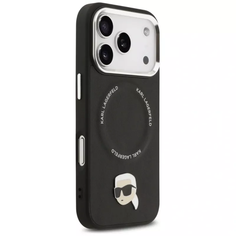 KARL LAGERFELD Karl Pin MagSafe Θήκη για Apple iPhone 17 Pro - Μαύρο