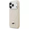 KARL LAGERFELD Karl Pin MagSafe Θήκη για Apple iPhone 15 Pro Max, Μπεζ