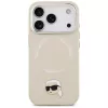KARL LAGERFELD Karl Pin MagSafe Θήκη για Apple iPhone 15 Pro Max, Μπεζ