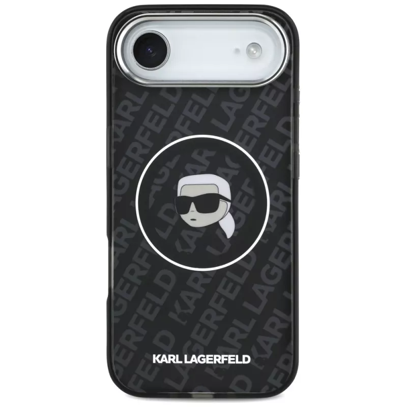 Karl Lagerfeld IML Karl Head Logo θήκη MagSafe για iPhone Air μαύρη
