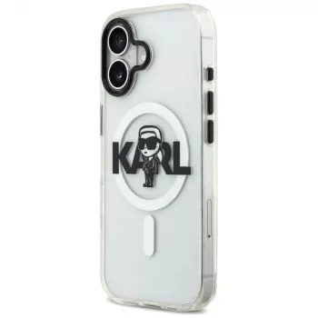 KARL LAGERFELD IML Karl Sketch Logo MagSafe Θήκη για Apple iPhone 17 Διάφανο