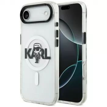 Karl Lagerfeld IML Karl Sketch Logo MagSafe Θήκη για iPhone Air, Διάφανο