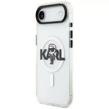 Karl Lagerfeld IML Karl Sketch Logo MagSafe Θήκη για iPhone Air, Διάφανο