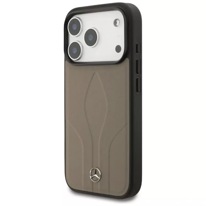 Θήκη Mercedes Leather The Move MagSafe για iPhone 17 Pro ταούπε