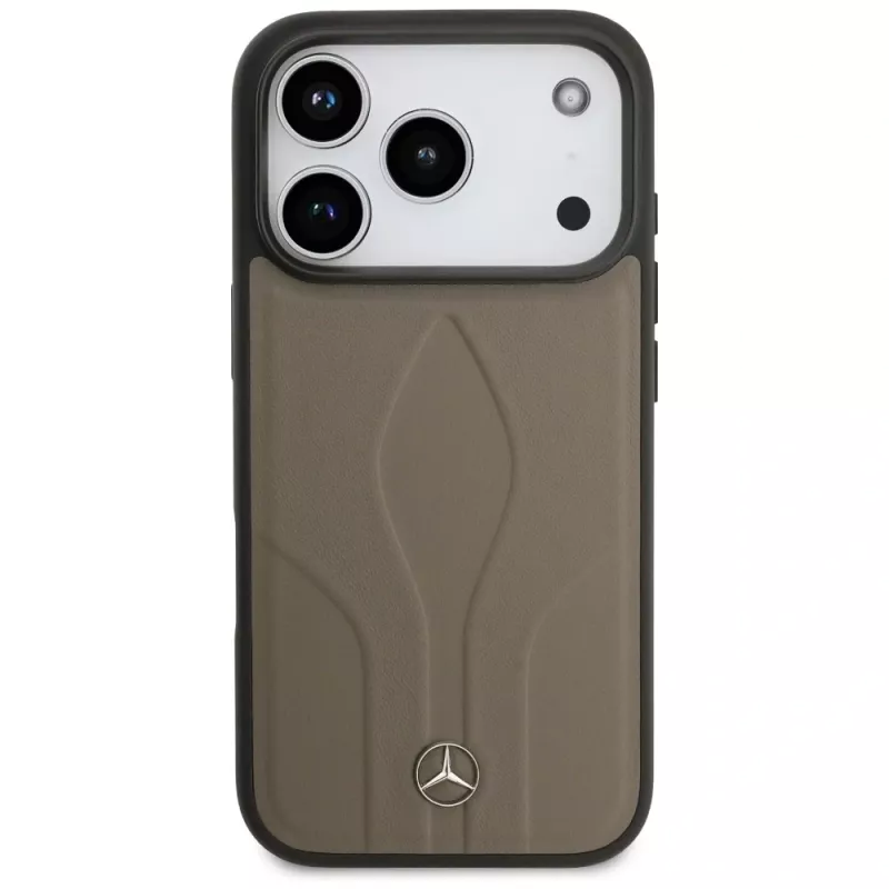 Θήκη Mercedes Leather The Move MagSafe για iPhone 17 Pro ταούπε