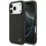 Δερμάτινη θήκη Mercedes Large Laurel Leave MagSafe για iPhone 17 Pro μαύρο