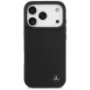 Δερμάτινη θήκη Mercedes Large Laurel Leave MagSafe για iPhone 17 Pro μαύρο