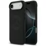 Mercedes Vintage Logo δερμάτινη θήκη MagSafe για iPhone Air μαύρη