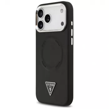Θήκη Guess Triangle Logo MagSafe για Apple iPhone 17 Pro (μαύρο)