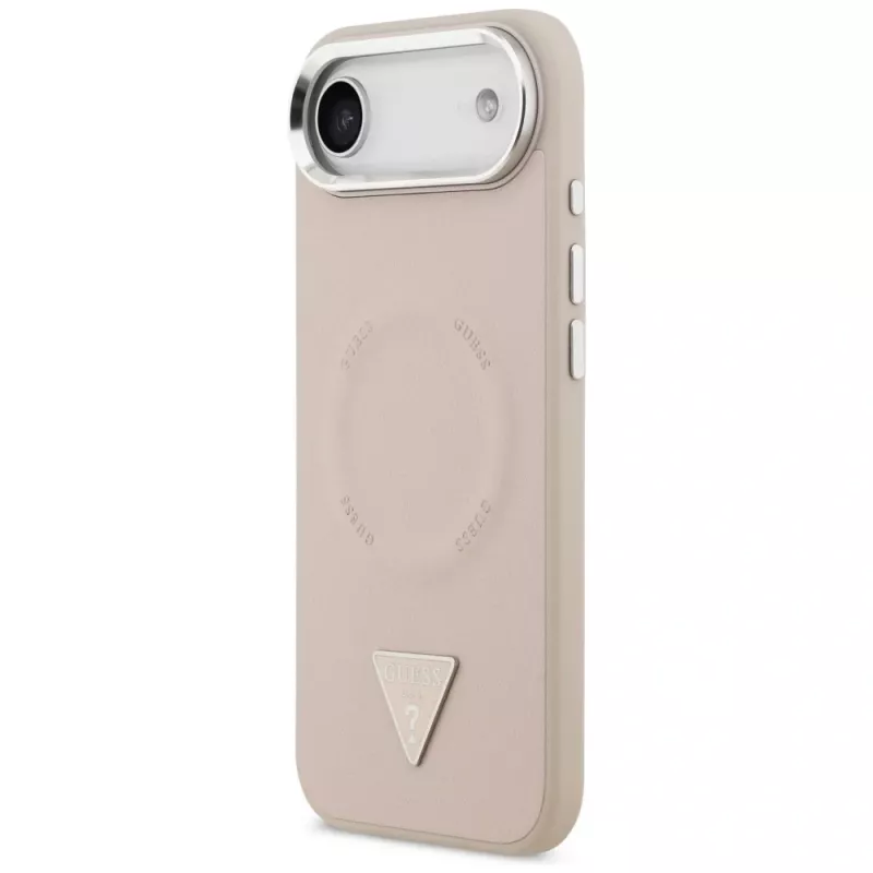 Θήκη Guess Triangle Logo MagSafe για iPhone Air (ροζ)