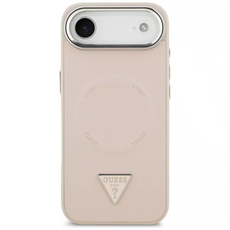 Θήκη Guess Triangle Logo MagSafe για iPhone Air (ροζ)