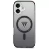 Θήκη Guess IML Gradient Triangle Logo MagSafe για iPhone 17 μαύρο