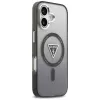 Θήκη Guess IML Gradient Triangle Logo MagSafe για iPhone 17 μαύρο