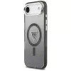 Θήκη Guess IML Gradient Triangle Logo MagSafe για iPhone Air μαύρο