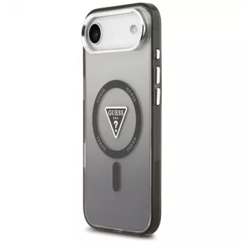 Θήκη Guess IML Gradient Triangle Logo MagSafe για iPhone Air μαύρο