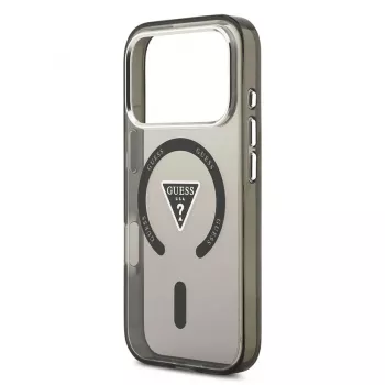 Θήκη Guess IML Gradient Triangle Logo MagSafe για iPhone 17 Pro μαύρο