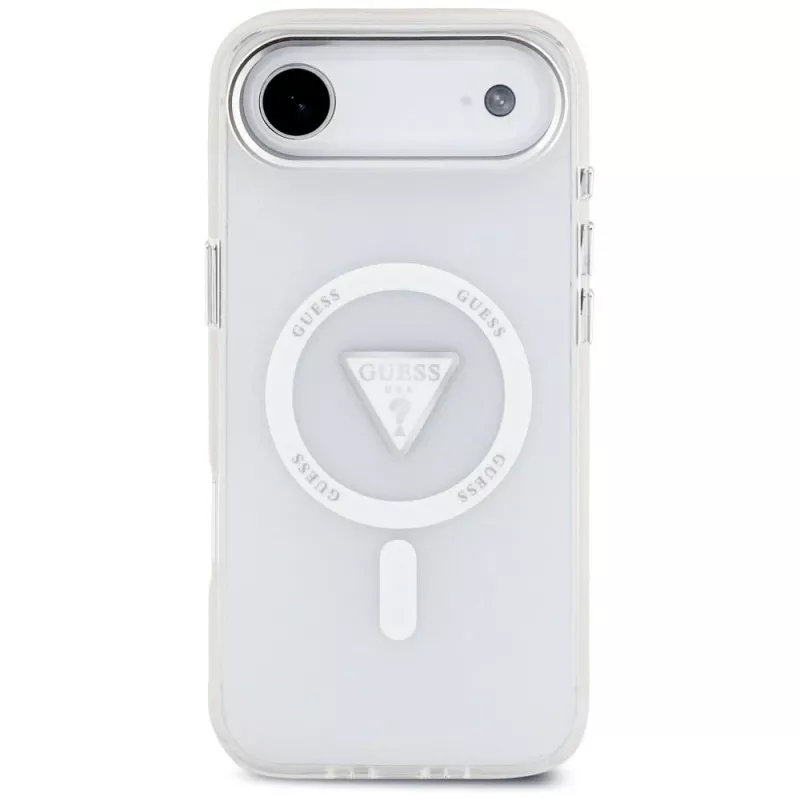 Θήκη Guess IML Gradient Triangle Logo MagSafe για iPhone Air διαφανές