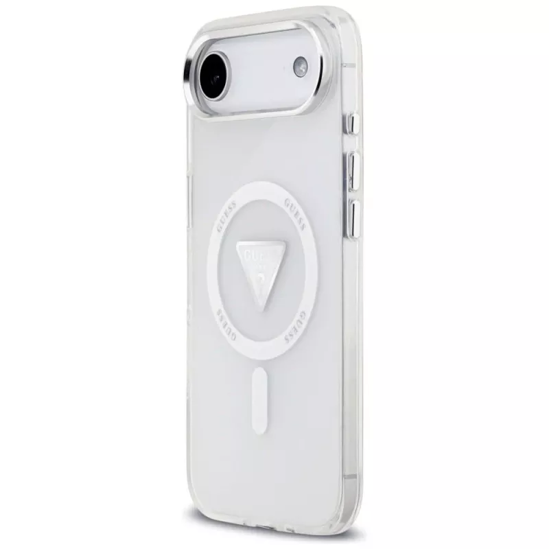 Θήκη Guess IML Gradient Triangle Logo MagSafe για iPhone Air διαφανές