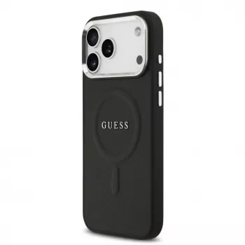 Θήκη Guess Classic Logo MagSafe για iPhone 17 Pro Max μαύρο