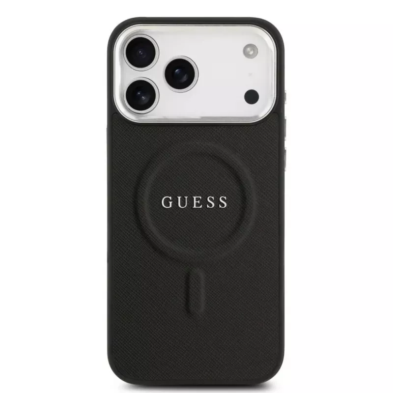 Θήκη Guess Classic Logo MagSafe για iPhone 17 Pro Max μαύρο