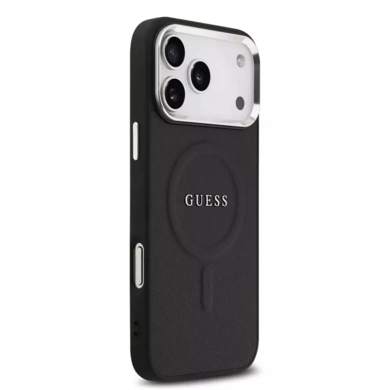 Θήκη Guess Classic Logo MagSafe για iPhone 17 Pro Max μαύρο