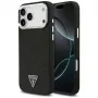 Θήκη Guess Glitter Triangle Logo MagSafe για iPhone 17 Pro Max μαύρο