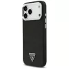 Θήκη Guess Glitter Triangle Logo MagSafe για iPhone 17 Pro Max μαύρο
