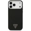 Θήκη Guess Glitter Triangle Logo MagSafe για iPhone 17 Pro Max μαύρο