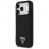Θήκη Guess Silicone Triangle Logo MagSafe για iPhone 17 Pro Max (μαύρο)
