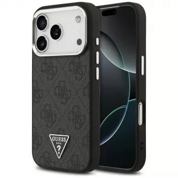 Θήκη Guess 4G Triangle Logo MagSafe για iPhone 17 Pro (μαύρο)