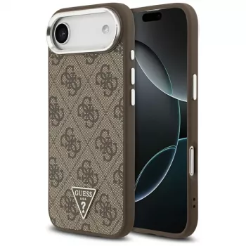 Θήκη Guess 4G Triangle Logo MagSafe για iPhone Air - καφέ