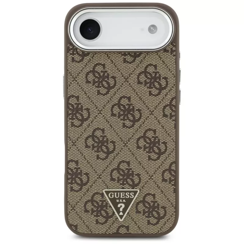 Θήκη Guess 4G Triangle Logo MagSafe για iPhone Air - καφέ