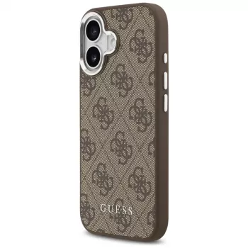 Guess 4G Classic Logo MagSafe θήκη για iPhone 17, καφέ