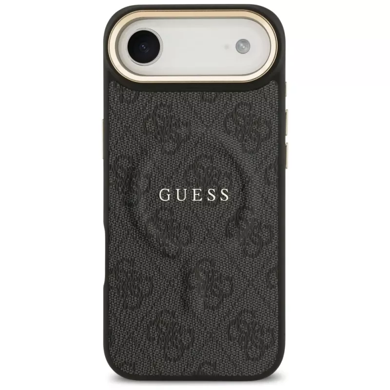 Guess 4G PU Classic Logo MagSafe θήκη για iPhone Air μαύρο