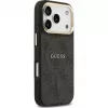 Guess 4G PU Classic Logo MagSafe θήκη πλάτης για Apple iPhone 17 Pro μαύρο