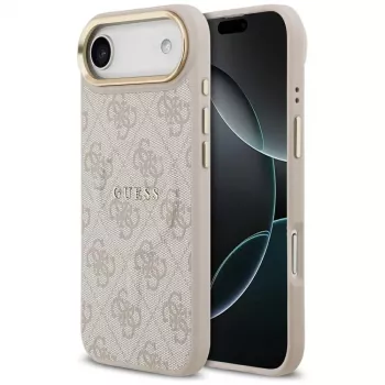 Guess 4G PU Classic Logo MagSafe θήκη για iPhone Air ροζ
