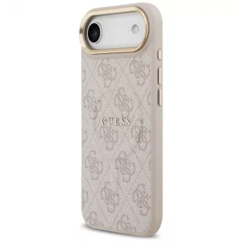 Guess 4G PU Classic Logo MagSafe θήκη για iPhone Air ροζ