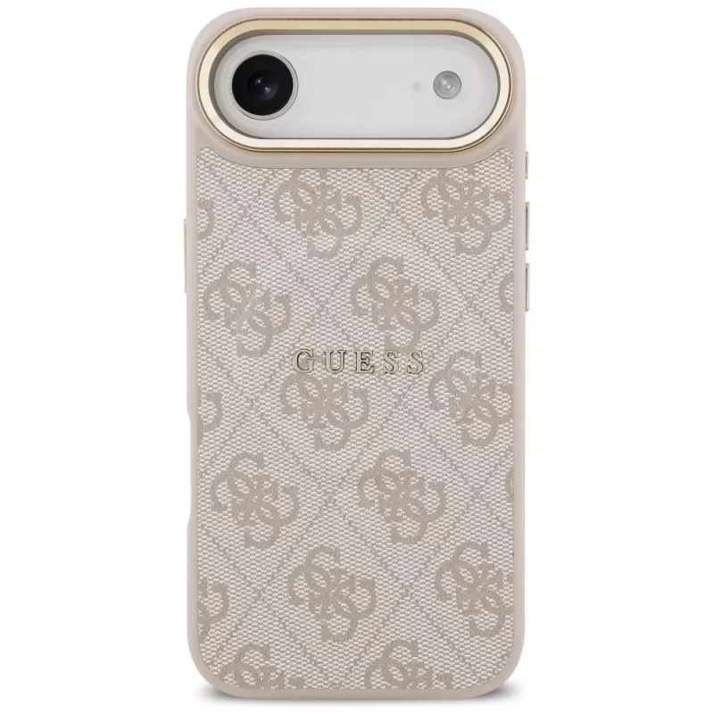 Guess 4G PU Classic Logo MagSafe θήκη για iPhone Air ροζ