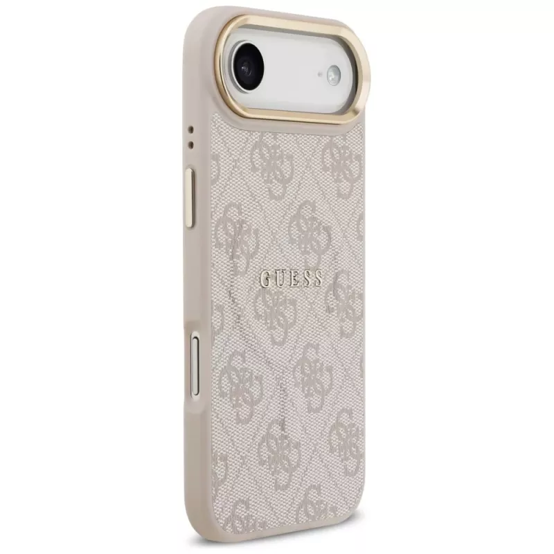 Guess 4G PU Classic Logo MagSafe θήκη για iPhone Air ροζ