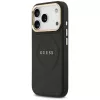 Guess Peony Hot Stamp MagSafe θήκη για Apple iPhone 17 Pro, μαύρο