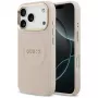 Guess Peony Hot Stamp MagSafe θήκη για iPhone 17 Pro, ροζ