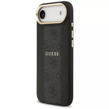 Guess 4G Stripe MagSafe θήκη για iPhone Air, μαύρο